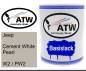 Preview: Jeep, Cement White Pearl, W2 / PW2: 1L Lackdose, von ATW Autoteile West.